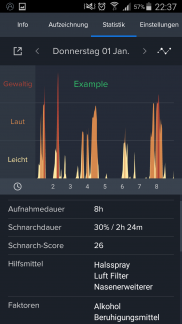 SnoreLab Schnarch-App