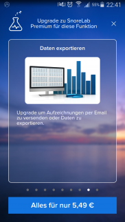 SnoreLab Schnarch-App Abhilfe