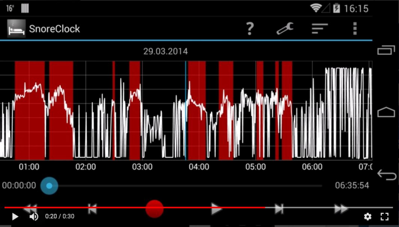 Schnarch-App snoreclock-1